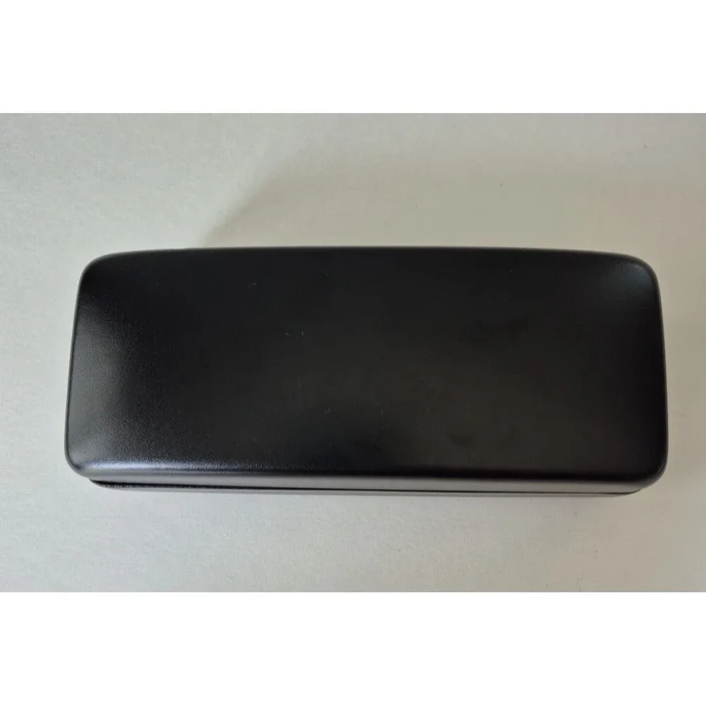 Ralph Lauren Black Hard Clamshell Large Sunglass Eyeglass Case with Cloth